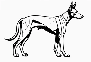 Pharaoh hound tattoo idea