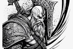 kratos tattoo idea