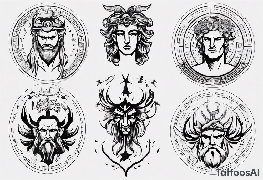greek god tattoo idea