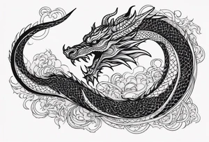 dragon tattoo idea