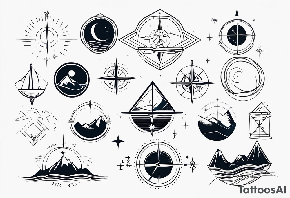 Coordinates tattoo idea