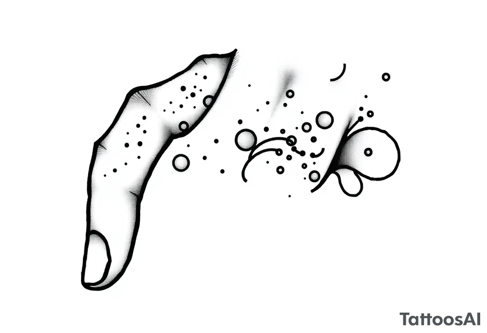finger tattoo on the finger tattoo idea