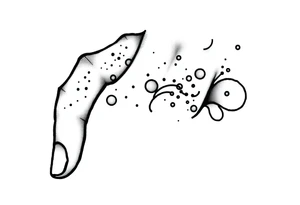 finger tattoo on the finger tattoo idea