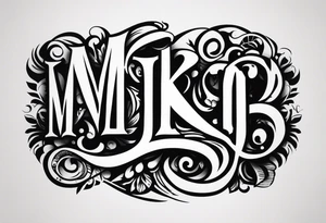 MKb

BTB

JNB

JDB tattoo idea