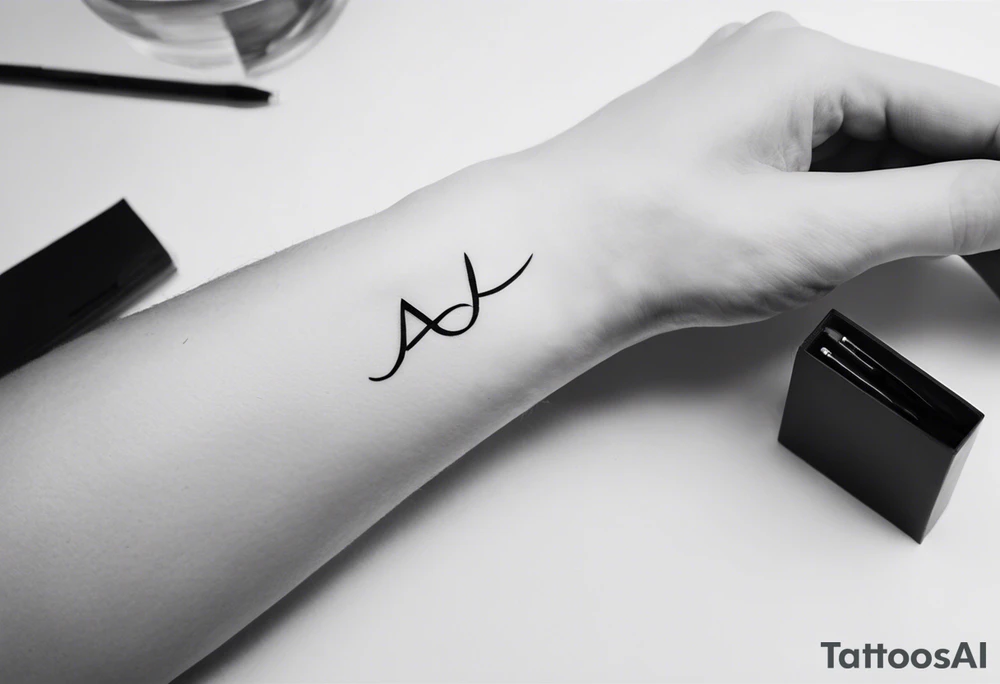 Initials: A C C A
On the band of my forearm tattoo idea