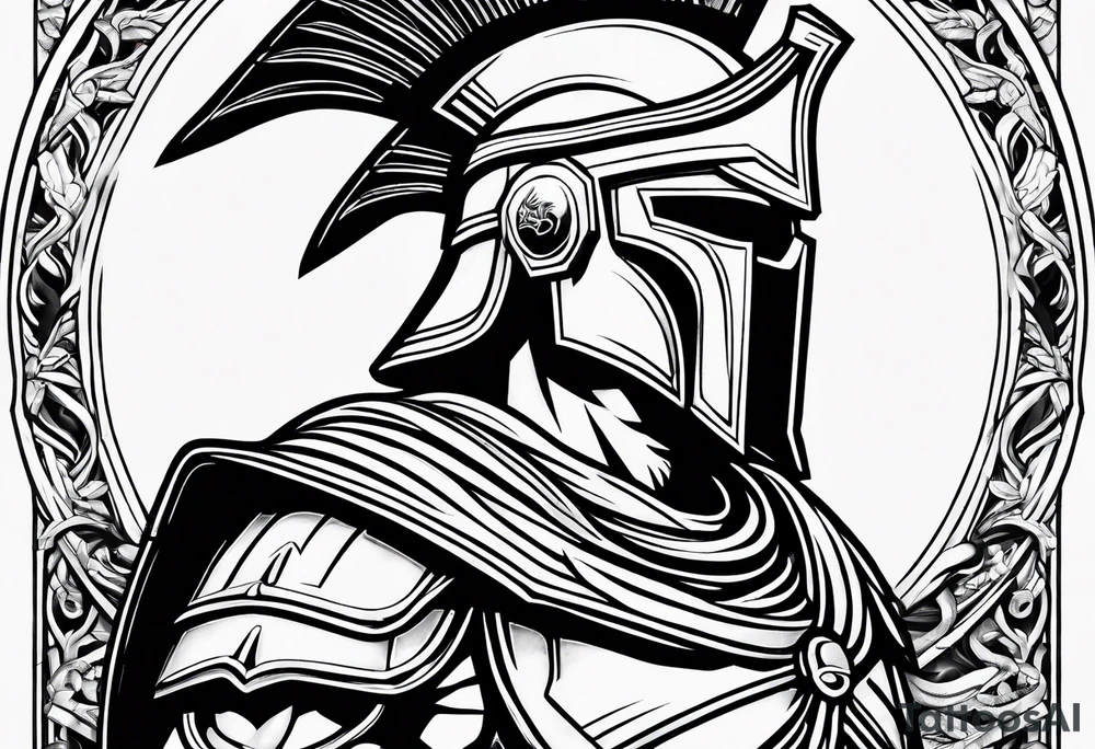 spartan tattoo idea