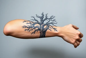 Tree covering entire arm/hand tattoo idea