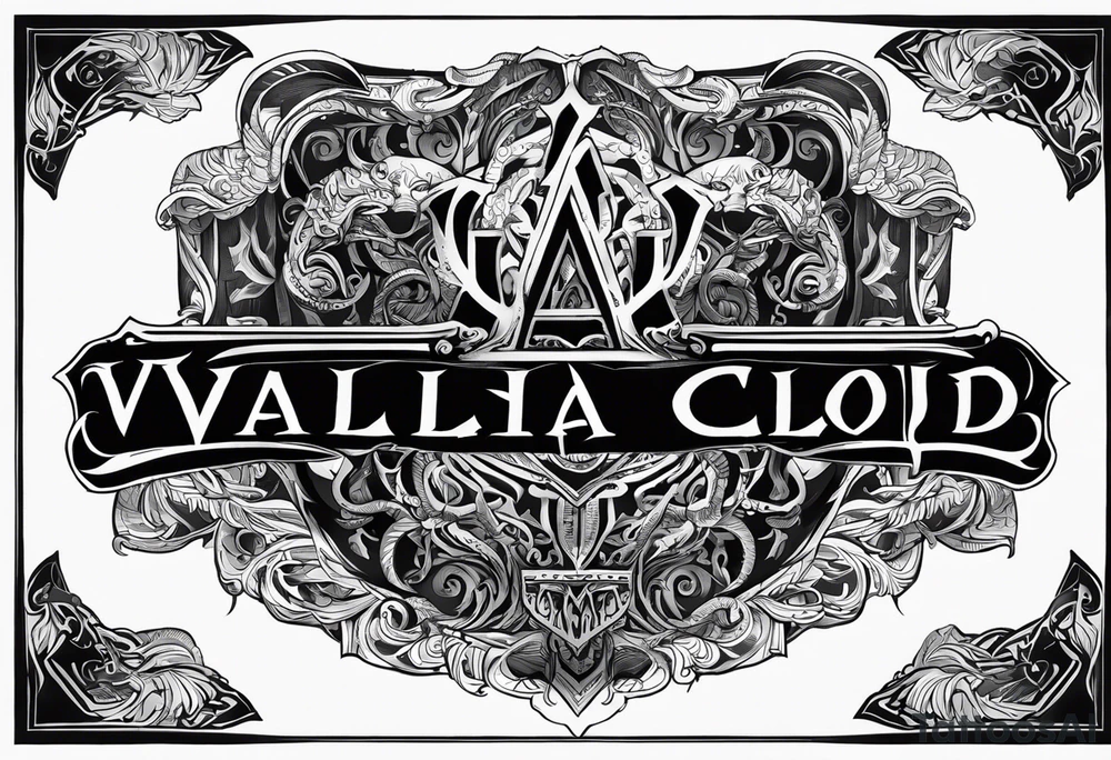 Valhalla chains dark cloud tattoo idea