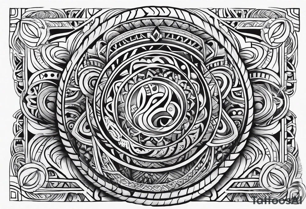 Maori for man arm tattoo idea