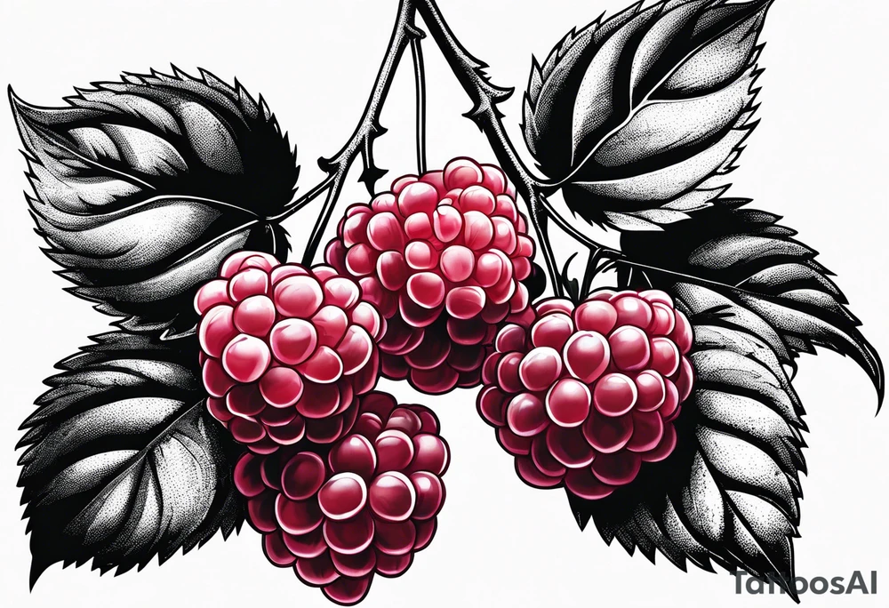 a single long raspberry branch that is growing downwards tattoo idea a single long raspberry branch that is growing downwards tattoo idea