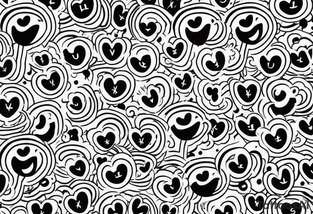 Dollar signs tattoo idea
