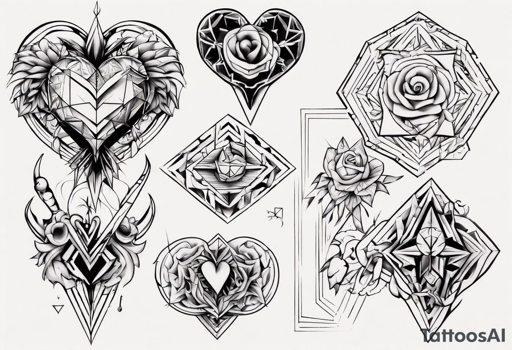 corazon tattoo idea