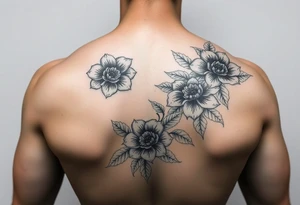 floral woman arm sleeve tattoo idea