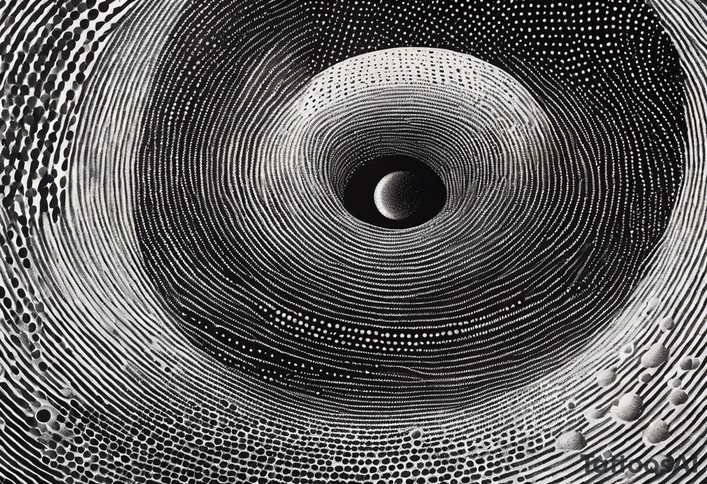 wormhole tattoo idea