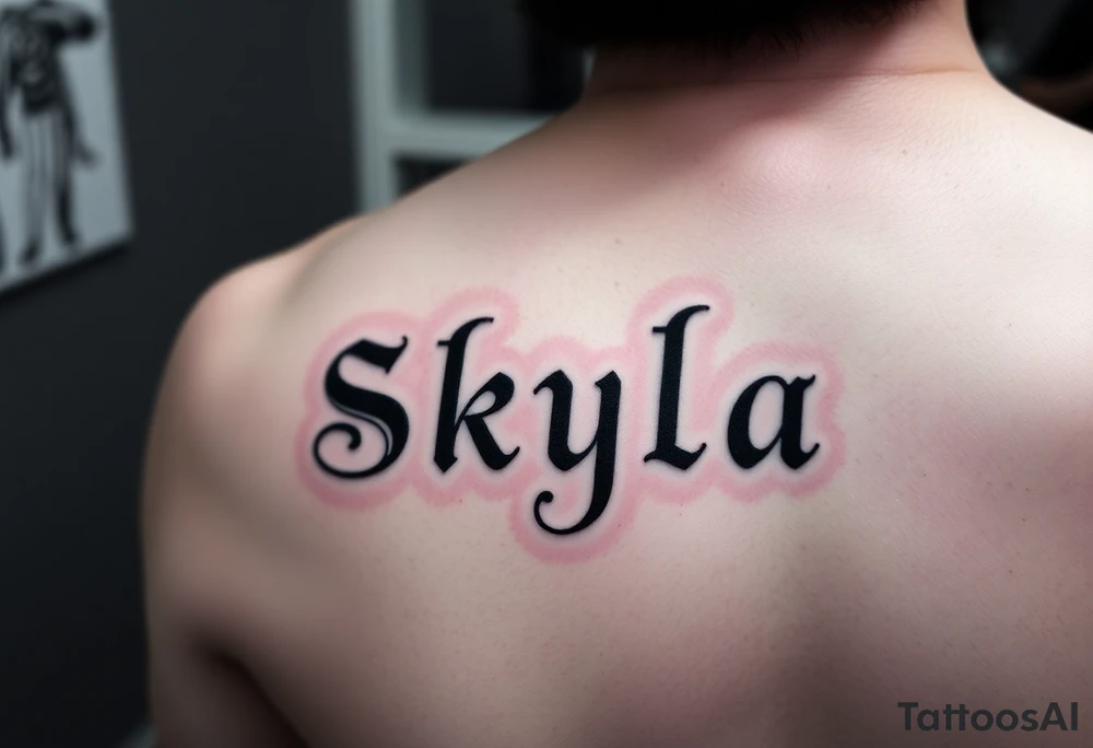 Skyla tattoo idea