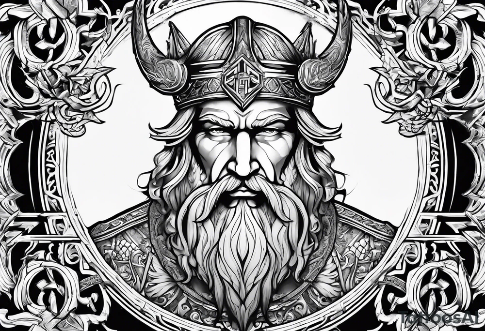 odin zeus tattoo idea
