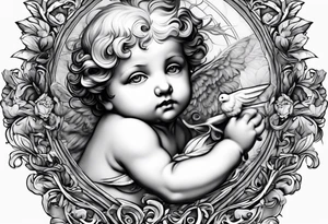 putto tattoo idea