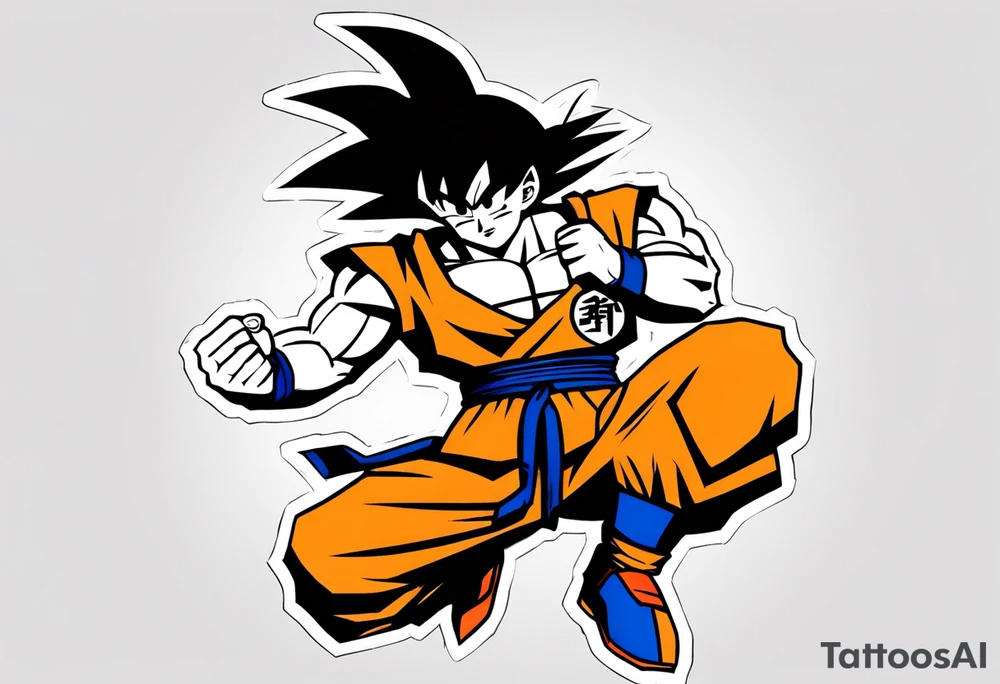 Son goku tattoo idea