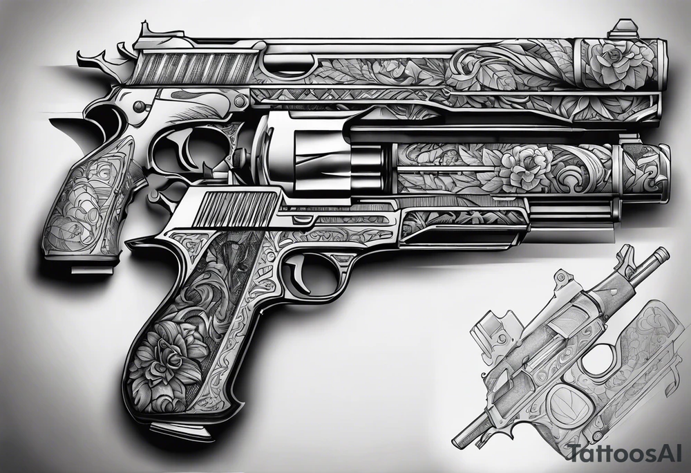 Weapons tattoo idea