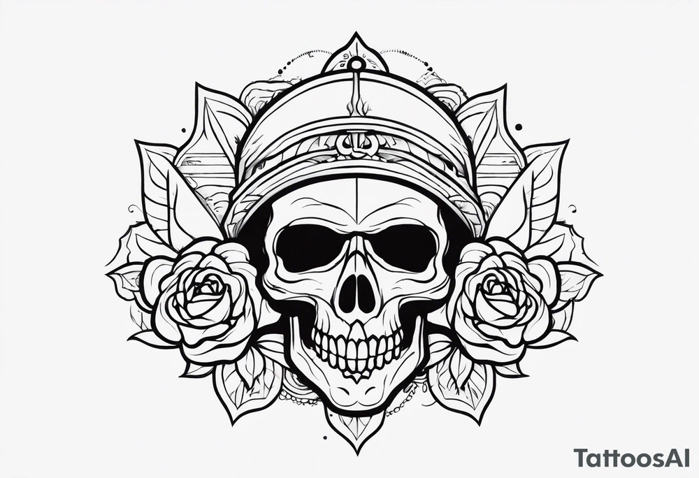 skull tattoo idea