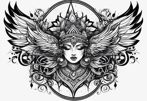decorative design tattoo idea