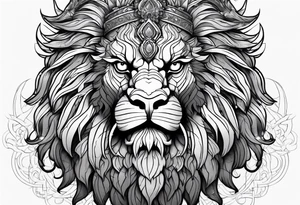 Full body narasimha tattoo idea