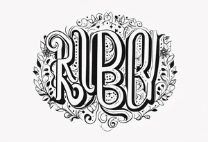 R u b y  🐾 tattoo idea
