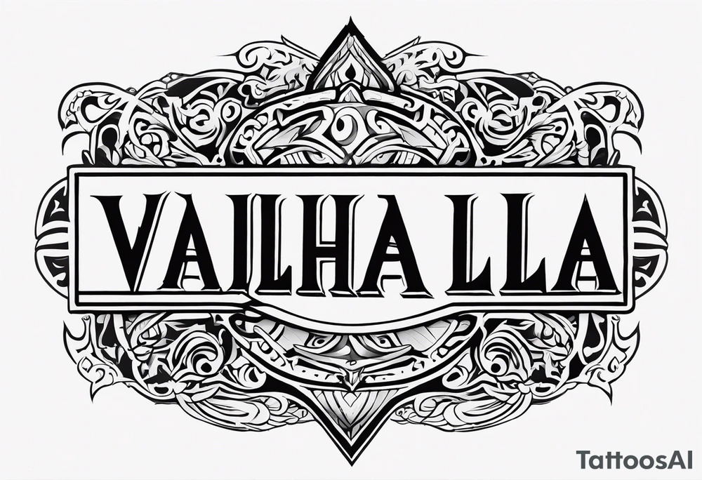 Valhalla tattoo idea