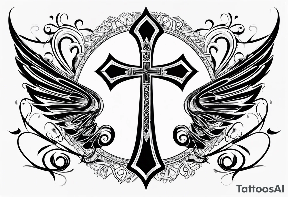 ankh for tribal tattoo idea