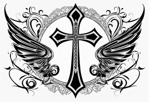 ankh for tribal tattoo idea