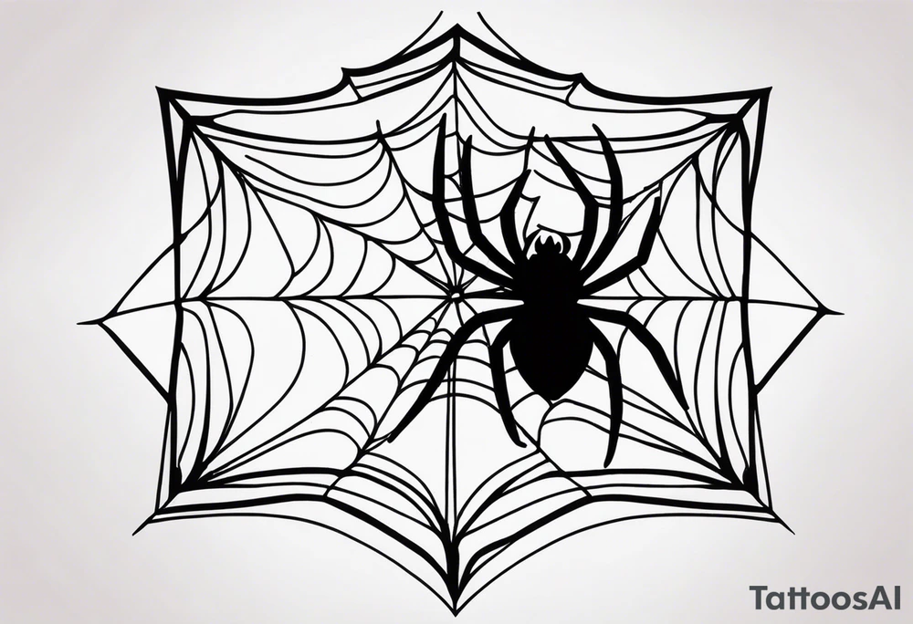 Spider tattoo idea