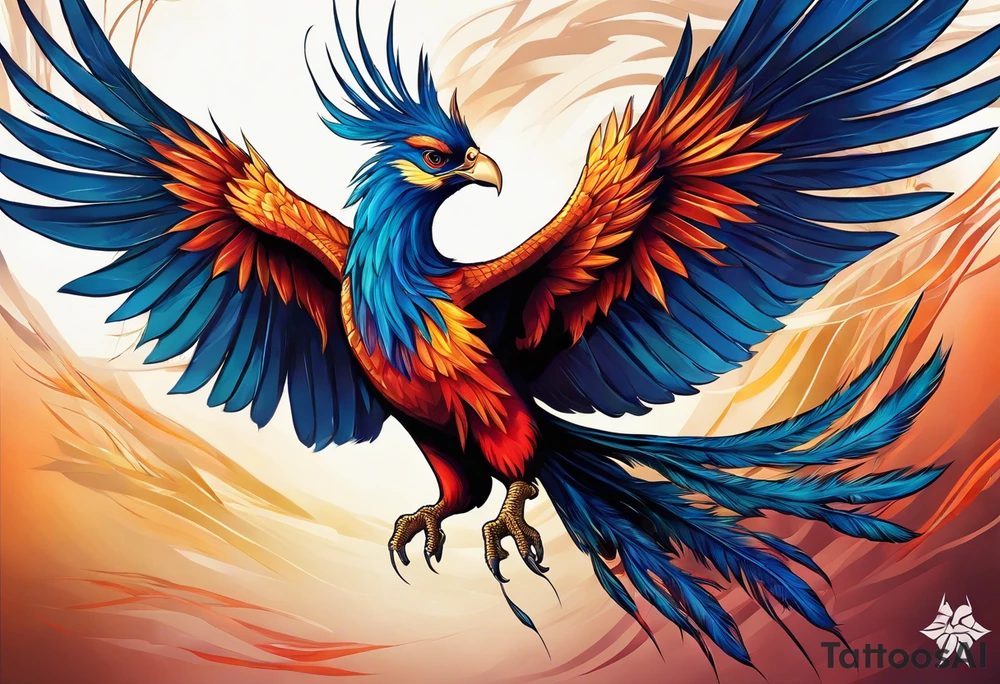phoenix, 
chinese,
realistic, 
long tail,
elegant,
wing tips pointing down,
long neck,
long feathers,
in flight,
graceful, tattoo idea
