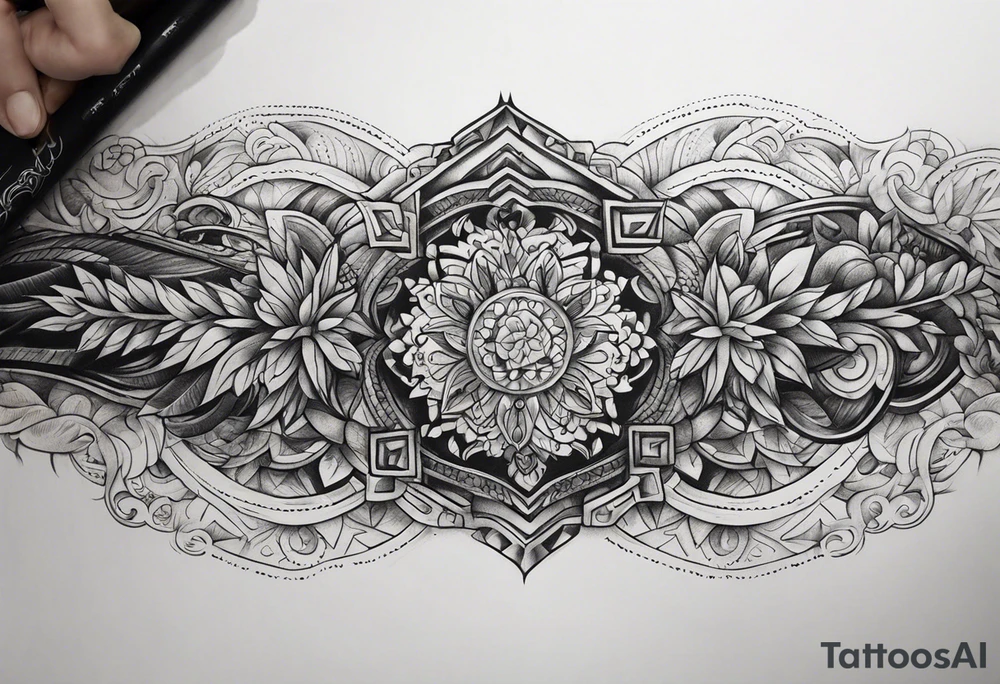Horizontal long thin inner arm tattoo tattoo idea
