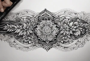 Horizontal long thin inner arm tattoo tattoo idea
