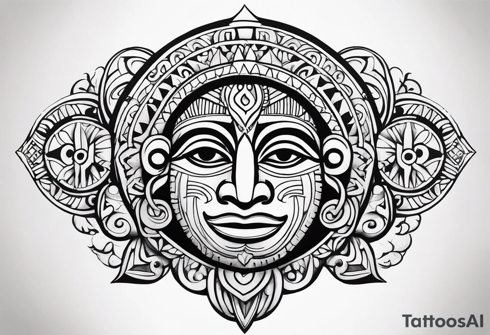 Taino Puerto Rico symbol tattoo idea