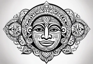 Taino Puerto Rico symbol tattoo idea