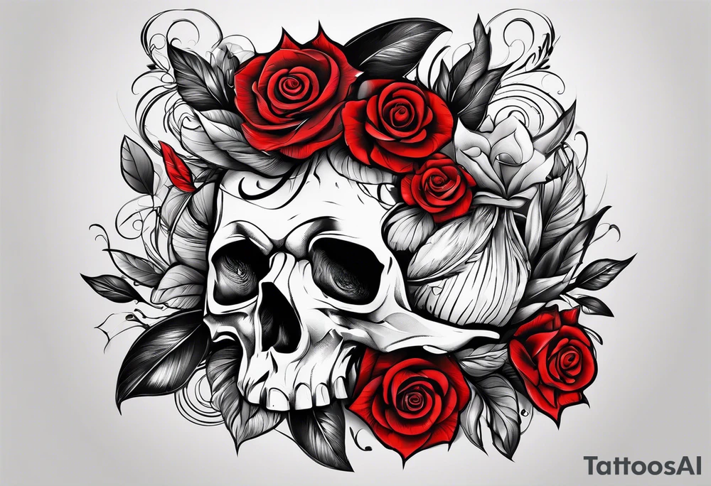 black and red. arm. family.
unique tattoo idea