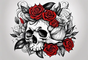 black and red. arm. family.
unique tattoo idea