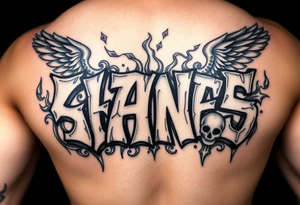 graffiti 3d stone effect make the letters look carved in stone flame and smoke effect add dice, money, cards, skulls, or angel wings arm piece tattoo idea
