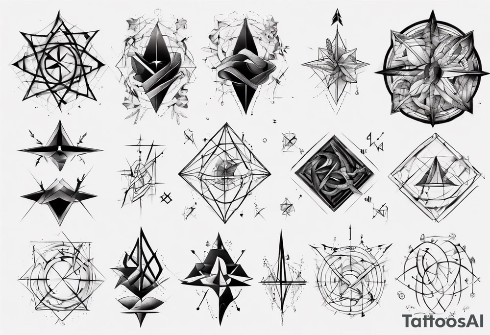 Friendship graph mathematically correct tattoo idea