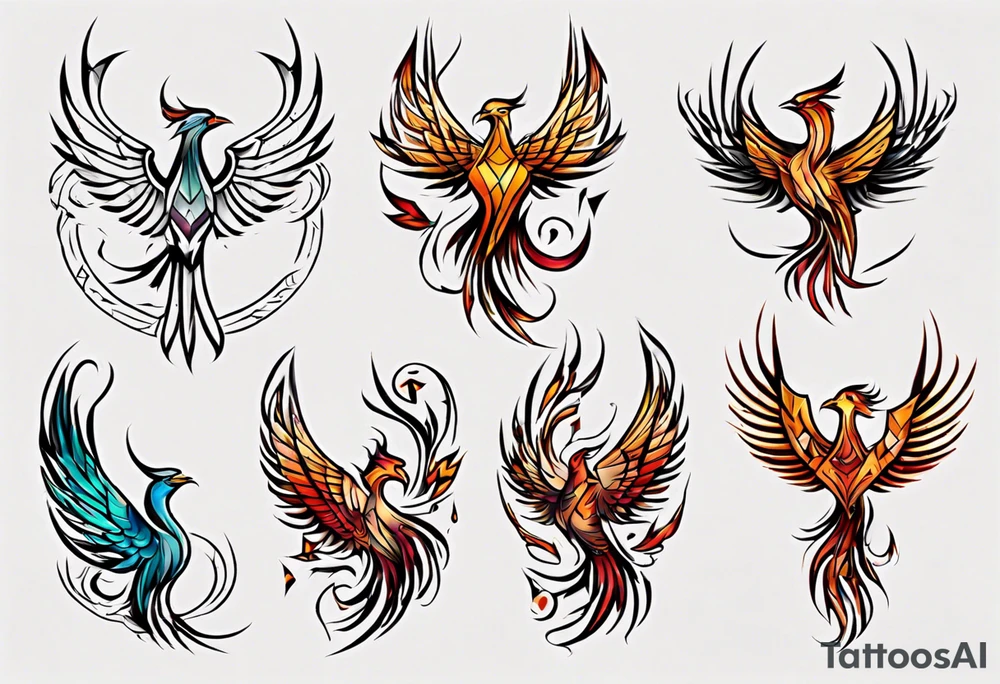 Phoenix tattoo idea