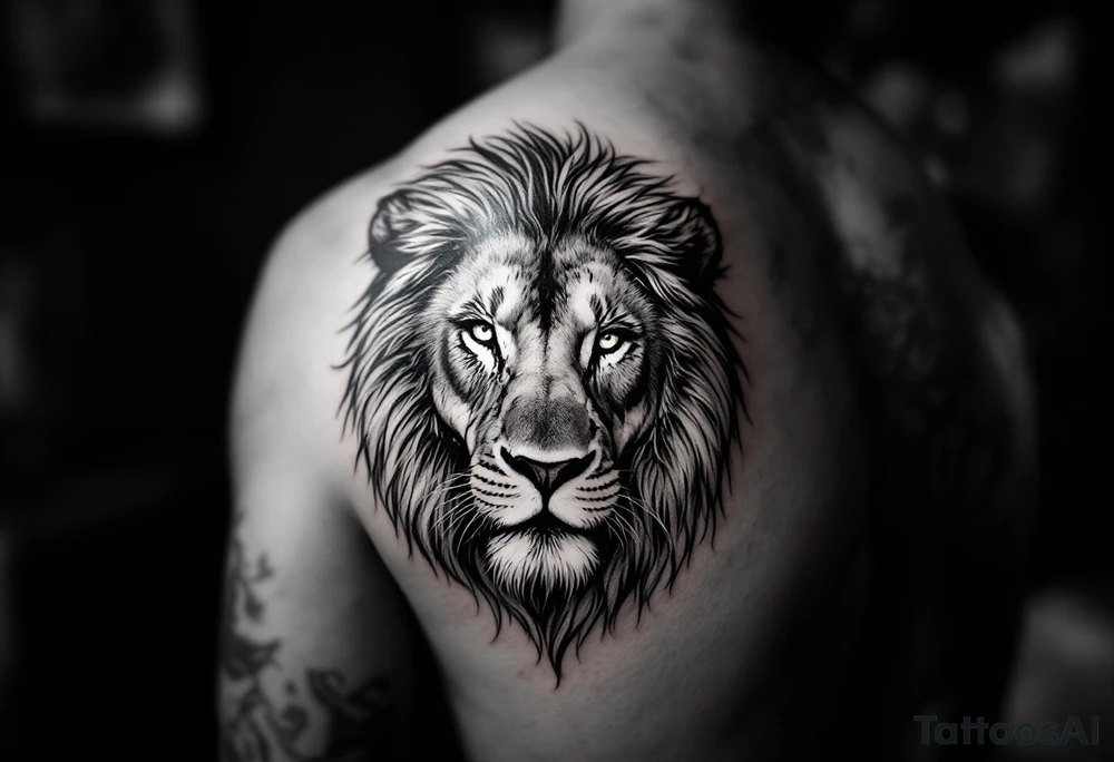 lion tattoo tattoo idea
