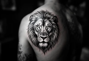 lion tattoo tattoo idea