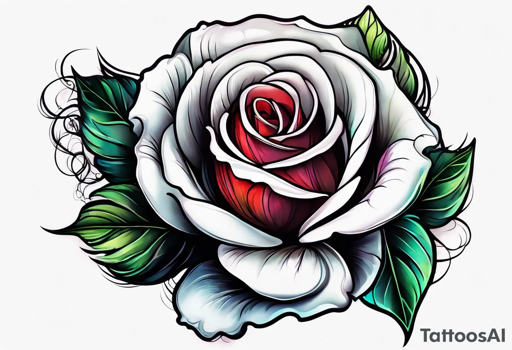 Death Rose tattoo idea