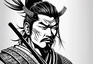 samurai tattoo idea
