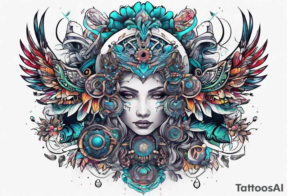 Psychedelics tattoo idea