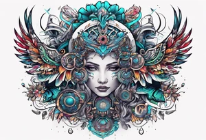 Psychedelics tattoo idea
