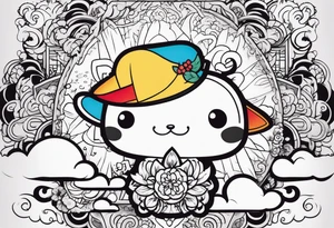 小狼在山上 tattoo idea