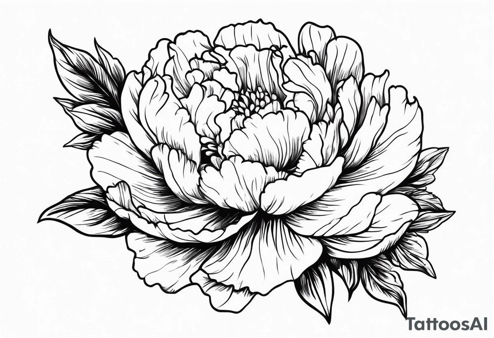 make me a tattoo that has one of each following flowers peony, carnation, daffodil, daphne, dahlia, desiree, daisy and rose tattoo idea