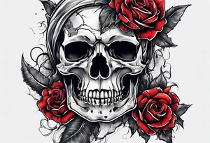 Arm sleeve skeleton, broken heart, pain suffering, loneliness, darkness, betrayal tattoo idea